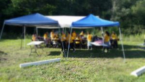 Pocono Bike Rental Youth Group Tent Area Lehigh Gorge State Park