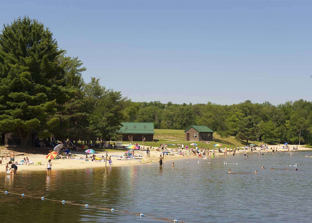 Sand Spring Lake - Hungry Bear Snack Bar - Hickory Run State Park White Haven PA
