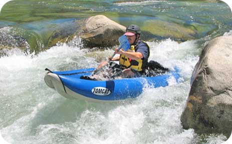 Aire Tributary Tomcat Inflatable Whitewater Kayak - Poconos - Lehigh River Kayak Rentals